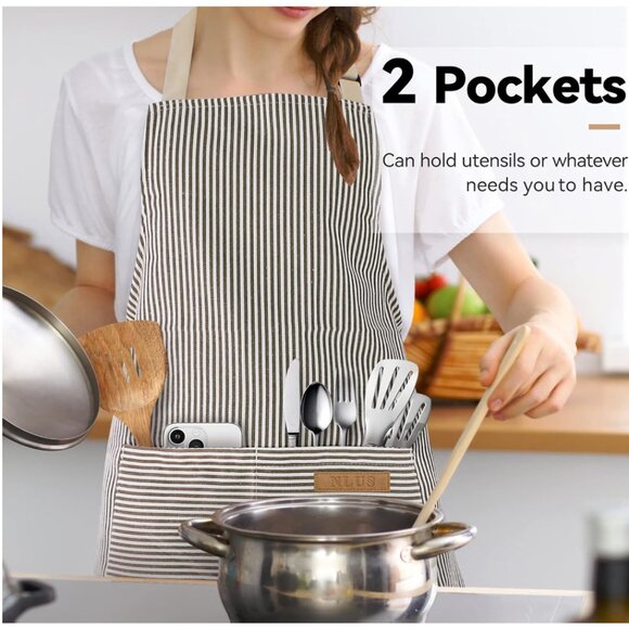 Couple Luxury Chef Aprons – Timeless Protection & Style - Picture 8 of 9